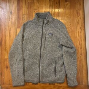 Patagonia Men's Light Gray Fleece Jacket